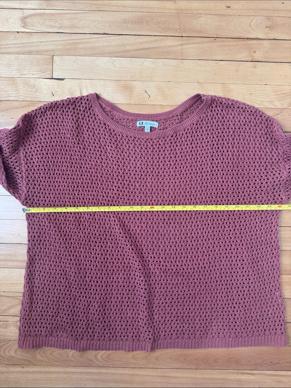 Lightweight Mauve Knit Pullover Sweater - Women - Picture 4 of 5